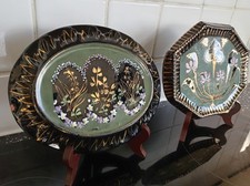 2 gorgeous hand painted