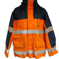 Mascot Savona Orange Work Jacket Hi Viz Vis Small Workwear Waterproof Rail