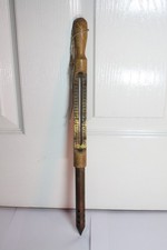 VINTAGE ANTIQUE COVENT GARDEN COPPER  GARDEN HOTBED  COMPOST SOIL THERMOMETER 