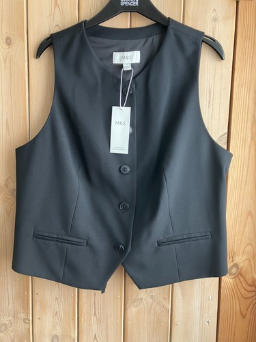 Bnwt black waistcoat - waistcoat, with