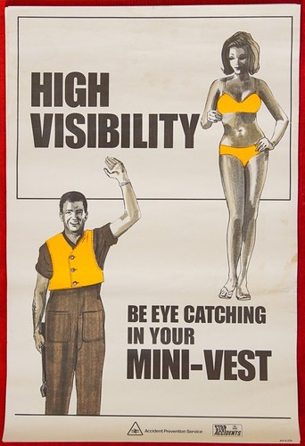 High visibility vest and - high,
