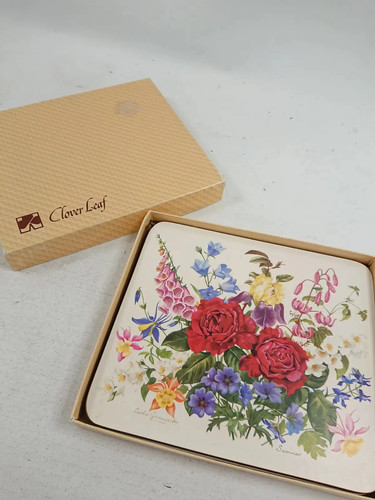 Clover leaf floral - leaf, placemats