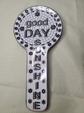 NEW ANTHROPOLOGIE BISTRO TILE SPOON REST GOOD DAY SUNSHINE MOSAIC GOLD ACC CHIC