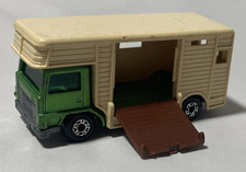 Vintage 1977 Matchbox Superfast No 40 Horse Box Toy Truck Green Lesney Products