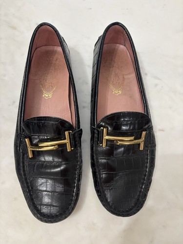Tod black croc embossed - tod’s,