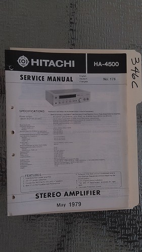 Hitachi 4500 service manual - hitachi, ha-4500
