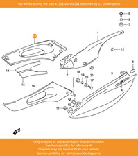 SUZUKI Cover, Front Rh