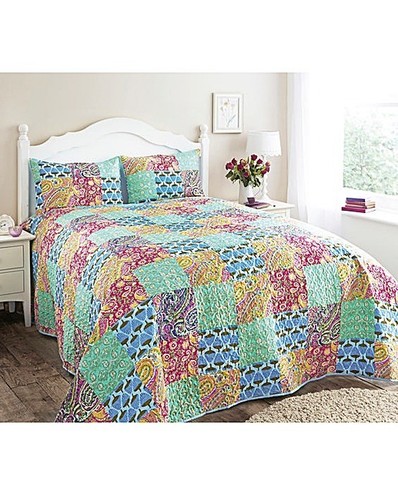 Hotel quality quilted aqua - quilted,