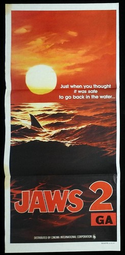 Jaws original adv daybill - adv,