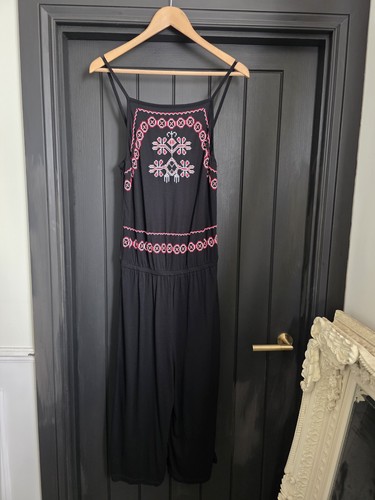 Topshop embroidered black soft - topshop,