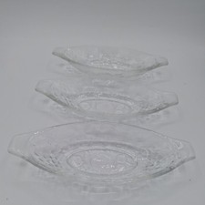 3 x Vintage Luminarc Glass