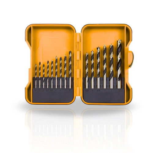 Piece wood drill bit set - piece,