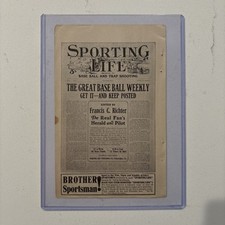 1915 Sporting Life Newspaper