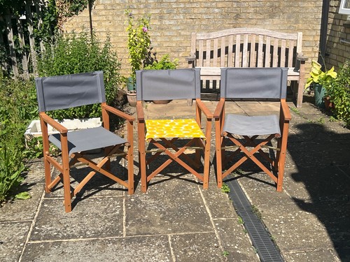 Pair three directors chairs - pair/three,