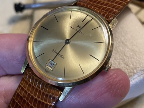 Vintage hamilton intra matic - vintage, intra-matic