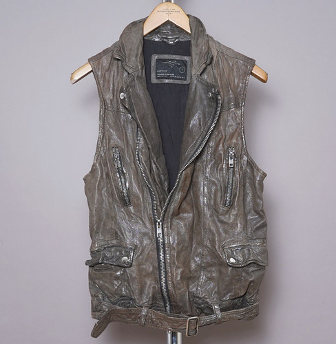 All saints leather jacket mens - jacket,
