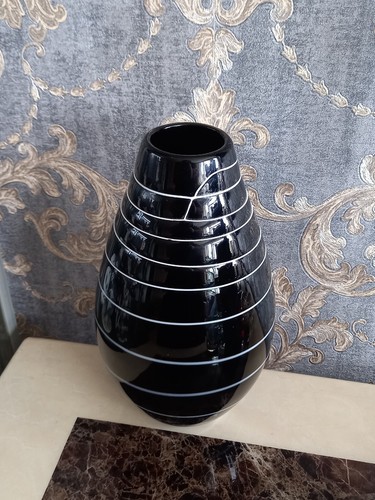 Large black and white - black, abstract