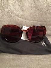Zara Woman’s Angled round tortoiseshell Category 3 Sunglasses - OR7KL0