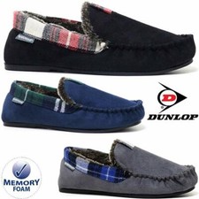 MENS MEMORY FOAM SLIPPERS