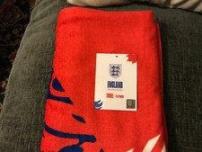England FA Towel 3 Lions Towel Official Merchandise Gift