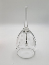 Glass Bell - Snowdrops - 15cm Tall