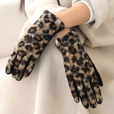 Cold-proof Leopard-print