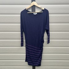 Mary Portas Full Body Dress Women’s 10 Navy Summer Casual Formal Viscose