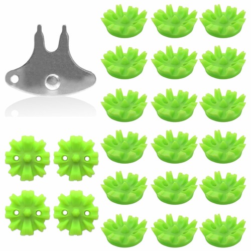 22x green cricket spikes - 22x,