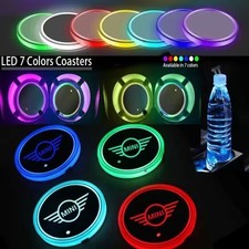 2PCS 7COLORFUL LED CAR CUP