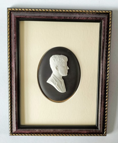 Wedgwood black jasper plaque - jasper,