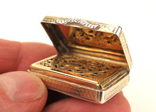 Victorian silver vinaigrette