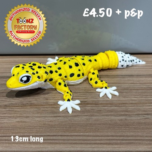 Printed mini leopard gecko - 3d,