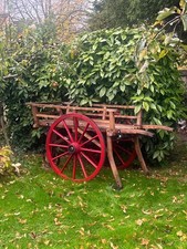 Vintage Flower Cart, Wedding Decor, Garden Feature, Centrepiece, Oak