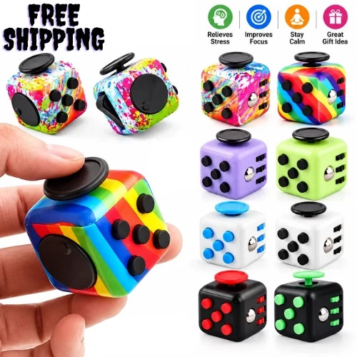 Fidget cube spinner stress - cube,
