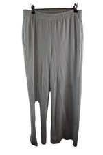 ZARA White Wide Leg Joggers size L Womens Cotton Casual Outdoors Outerwear