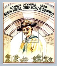 Turkmenistan Baden Powell Chief Scout MNH Imperf M/S #M963