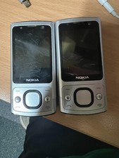 2x Nokia 6700 Slide 6700s Button Feature Mobile Phone Silver See listing