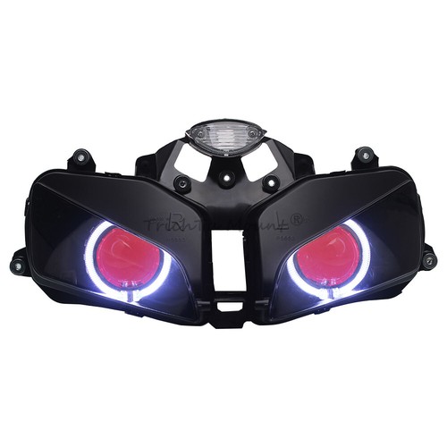 Assembly headlight devil angel - headlight,
