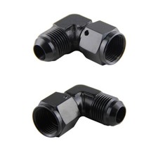 2PCS 90 Degree Male 10AN To