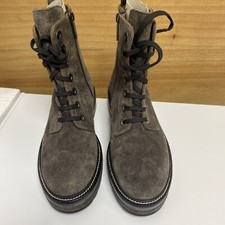 Ladies Pons Quintana  Brown Suede Boot Size 35 RRP £89.99