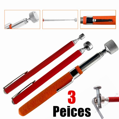 Magnetic retractable pen - 3x,