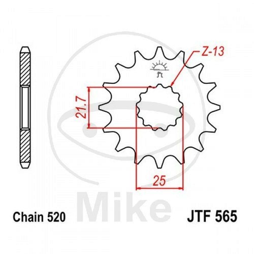 Sprocket z17 520 726 for - sprocket,