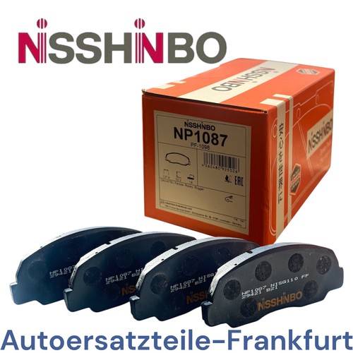 Nisshinbo front brake pads - nisshinbo,
