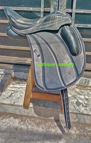 Leather dressage mono flap - dressage,