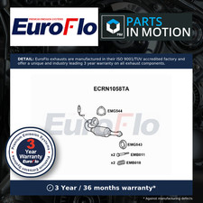Catalytic Converter Type Approved ECRN1058TA EuroFlo 8200507022 Quality New