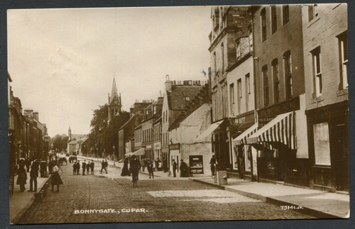 Cupar fife bonnygate c1920 - bonnygate,