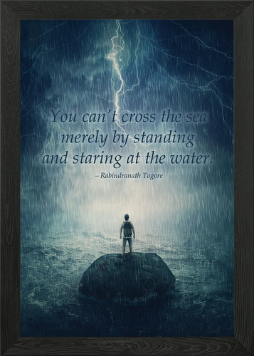 Cross the sea framed - the, wall