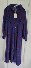 Jigsaw Rose Brocade Midi Dress