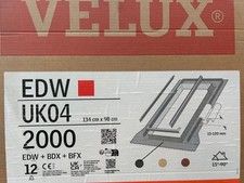 VELUX EDW UK04 2000 Tile Flashing (Felt/Insulation Collars)  - 134x98