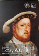 King Henry VIII 2009 UNC £5